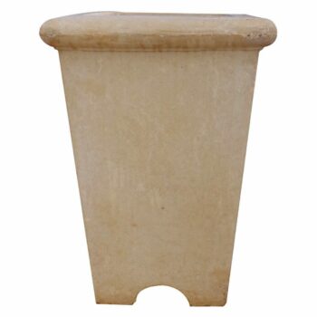 Pot de fleur extérieur en béton GRC