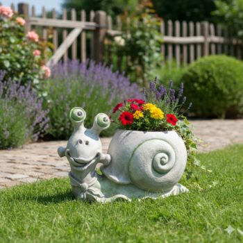 Pot de fleur moderne en forme d’escargot (BF035)