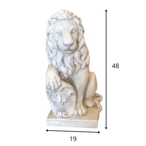Couple de deux statues Lion :S5 – Image 5