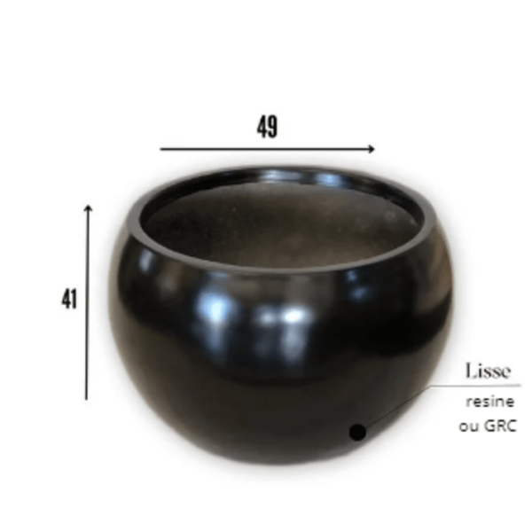 Élégant cache pot boule :CP2