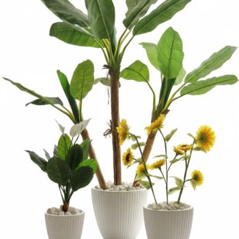 Exclusif cache pot cylindrique nervuré : CP18