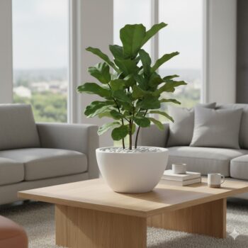 Prestigieux cache pot verticale conique:CP35
