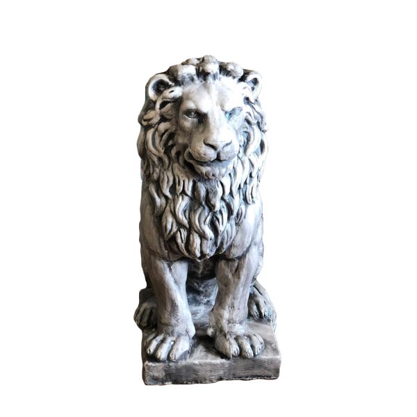 Statue lion G.M en GRC pour exterieur