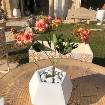 Élégant cache pot trapézoïdale:CP44