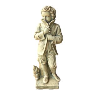 Statue enfant en béton fibré:(S3)