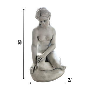 Statue femme nue en béton fibré (S108)