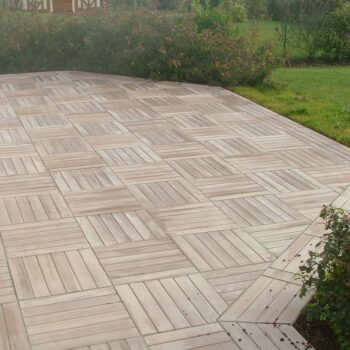 Dallage effet bois 40*40 en béton fibré (DL1017)