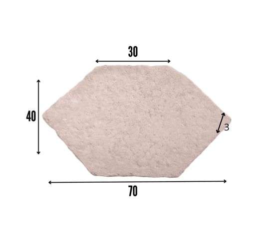 Dallage hexagonale en béton fibré (DL1020) – Image 3
