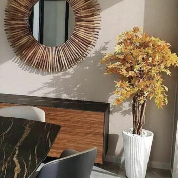 Incroyable cache pot cylindrique ondulé : CP24