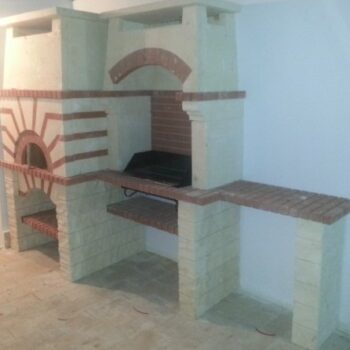 Barbecue et four pizza (BB007)