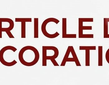 Article de décoration