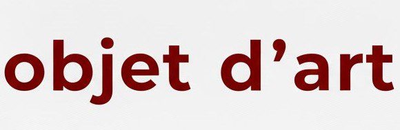 Objet d'art