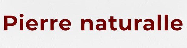 pierre naturelle