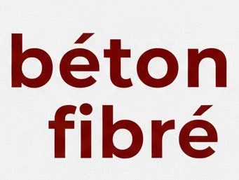 en béton fibré