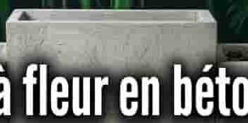 bac a fleur en beton fibre