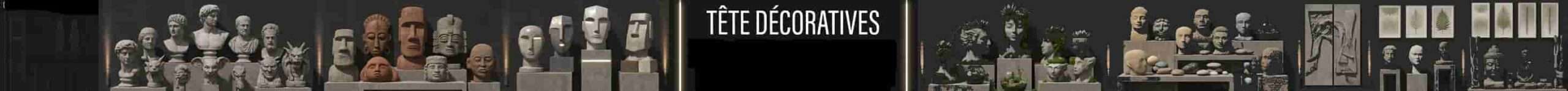 Tête décoratives