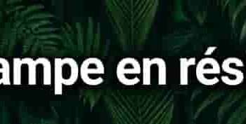 lampe en resine