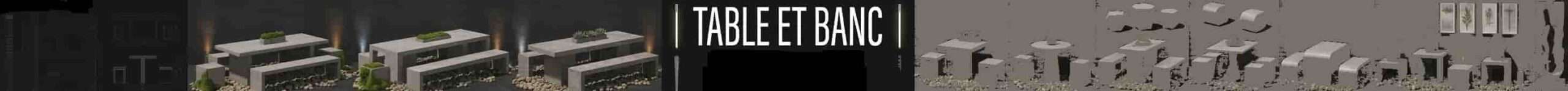 Table et Banc